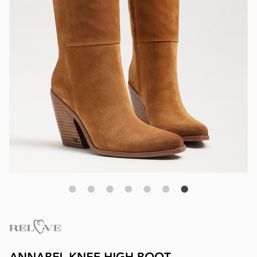 Sam Edelman Heeled Boots - Rich Chestnut
